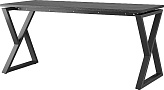 Стол офисный КОБОР W-140/70 black/wood