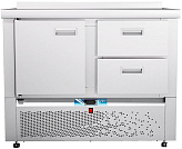 Стол холодильный низкотемпературный Abat СХН-70Н-01 (дверь, ящики 1/2) с бортом