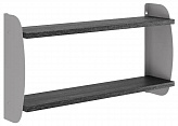 Полка КОБОР S2-120/20 aluminum/chicago