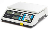 Торговые весы CAS ER JR-15CB белые