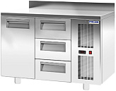 Стол холодильный POLAIR TM2-03-GC с бортом