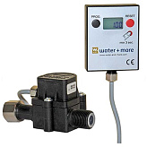 Счетчик расхода воды BWT Aquameter с LCD дисплеем, FM 3/8"х M 3/8"