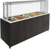 Стол шведский тепловой Enofrigo DOGE SERVITO 1400 QPC ВЕНГЕ A1DOGESQPC14/W