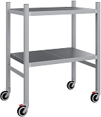 Стеллаж-тележка мобильный POLAIR LOAD.ME.MOBILE INOX МI09.2.40.12 400х900х1200 мм