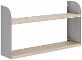 Полка КОБОР S1-100/20 aluminum/natural