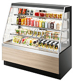 Витрина кондитерская Chilz VETE OF 130 серый, ясень наварра