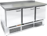 Стол холодильный HICOLD GNE 111/TN W (R290)