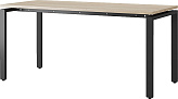 Стол офисный КОБОР P-140/70 black/natural