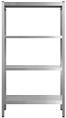 Стеллаж кухонный Luxstahl СУ-1800х800х440