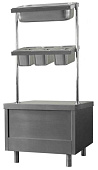 Прилавок для столовых приборов, подносов и хлеба Тулаторгтехника ПС-1