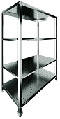 Стеллаж кухонный Restoinox СТПП-10/4