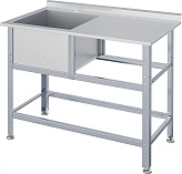 Ванна моечная ATESY ВСМЦС-П-1Л.500.400-1200.600-1-02