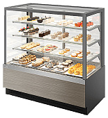 Витрина кондитерская Chilz VETE KUB LUX 130 серый, вяз тоссини