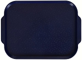 Поднос Luxstahl 450х355 мм с ручками темно-синий