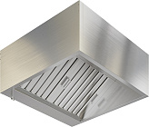 Зонт вытяжной коробчатый Restoinox ЗВПК-13/06