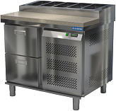 Стол холодильный для пиццы КАМИК СОП-021076К