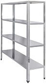 Стеллаж кухонный Luxstahl СР-1800x1700x300/4