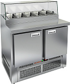 Стол для пиццы HICOLD PZE2-11/GN стекло