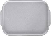 Поднос Luxstahl 450х355 мм с ручками светлый гранит
