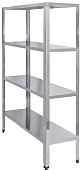 Стеллаж кухонный Luxstahl СР-1800x1000x500/4