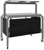 Стол нейтральный Кобор AN120 aluminum/glazed/diamant