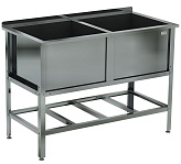 Ванна моечная Кобор ВМСБ/2-120/63/430