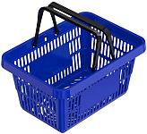 Корзина покупательская Корбис SBP27 синяя