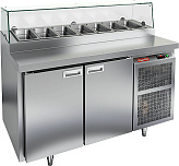 Стол для пиццы HICOLD PZ1-11/GN стекло