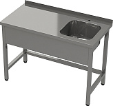 Ванна моечная одинарная бизнес Simeco ВМ1ЕП1706