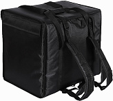 Терморюкзак для пицц Luxstahl тр2080 (350х350х400 мм, фольгированный, с вентиляцией, черный)