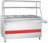 Мармит Abat ЭМК-70КМШ паровой, 2 полки, столешн. нерж. (21000010908)