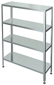 Стеллаж кухонный Марихолодмаш С-4-0,4/1,2/1,6 полки - оцинк.